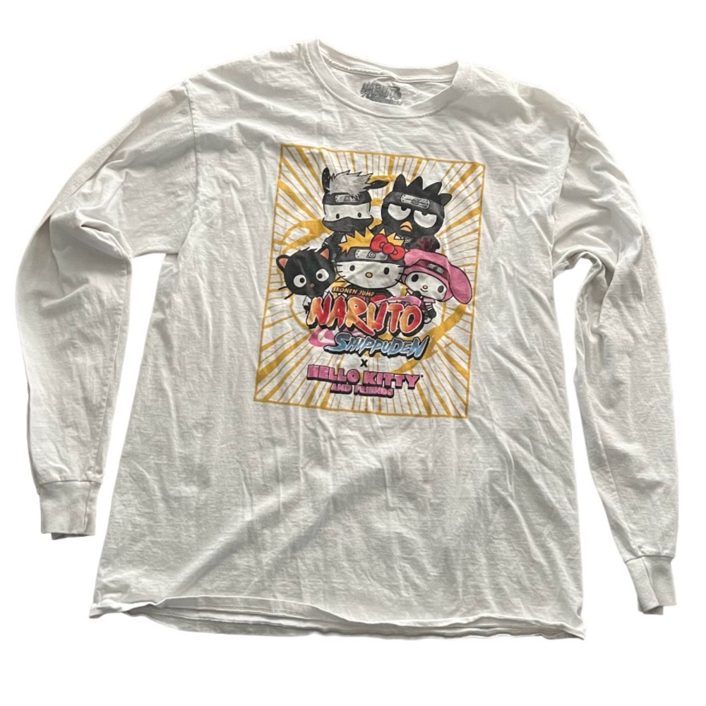 NARUTO SHIPPUDEN + HELLO KITTY Top, Women’s M/L
